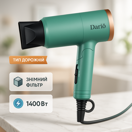 Фен бытовой для волос, Фен с регулируемой скоростью и температурой, Функциональная щетка для сушки RK-75 Львов