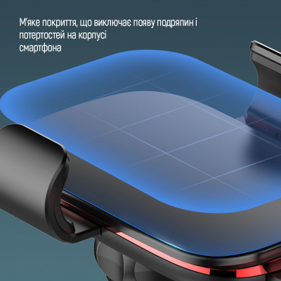 Універсальний автотримач ColorWay Metallic Gravity Holder 3 Black (CW-CHG14-BK) Вінниця - фото 2
