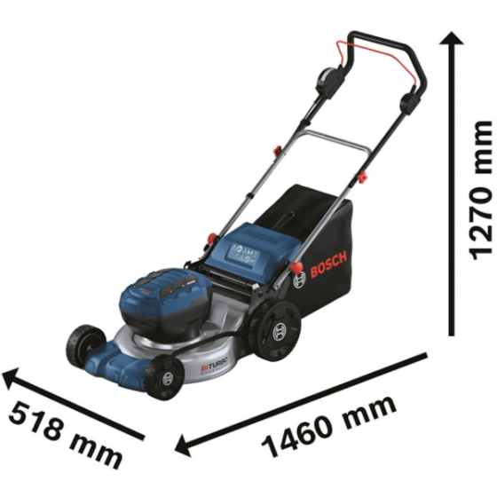 Професійна акумуляторна газонокосарка Bosch GRA 18V2-46 Professional (без акб і з/п) Київ