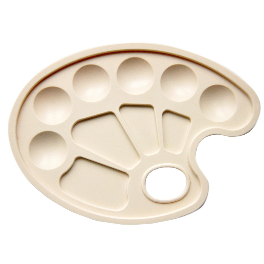 Палитра для рисования Овальная Атлас AS-0017, 23 х 17,5 см Винница - изображение 1