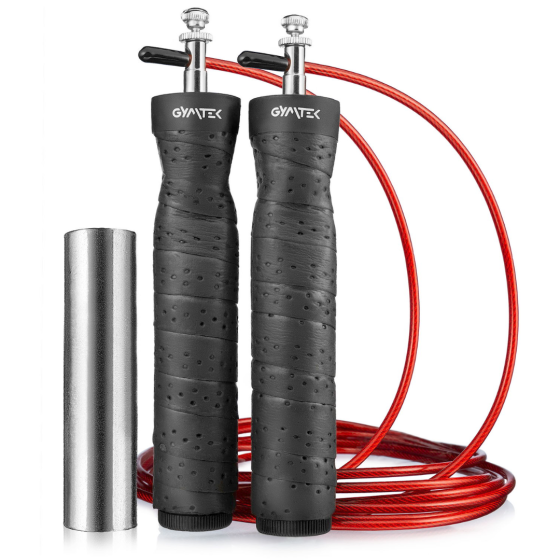Скакалка Gymtek швидкісна з обтяжувачем, на підшипниках Київ