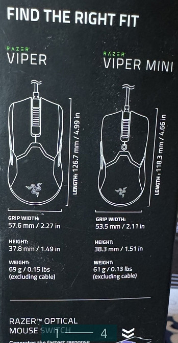 Миша игровая: Razer Viper mini. Киев - изображение 3
