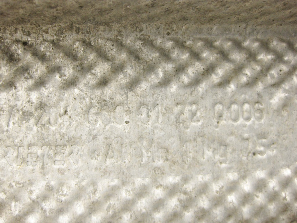 Mercedes-Benz  A2046800122 Теплозахисний зовнішній екран задньої лівої банки глушника C-Class W204 Одесса - изображение 9