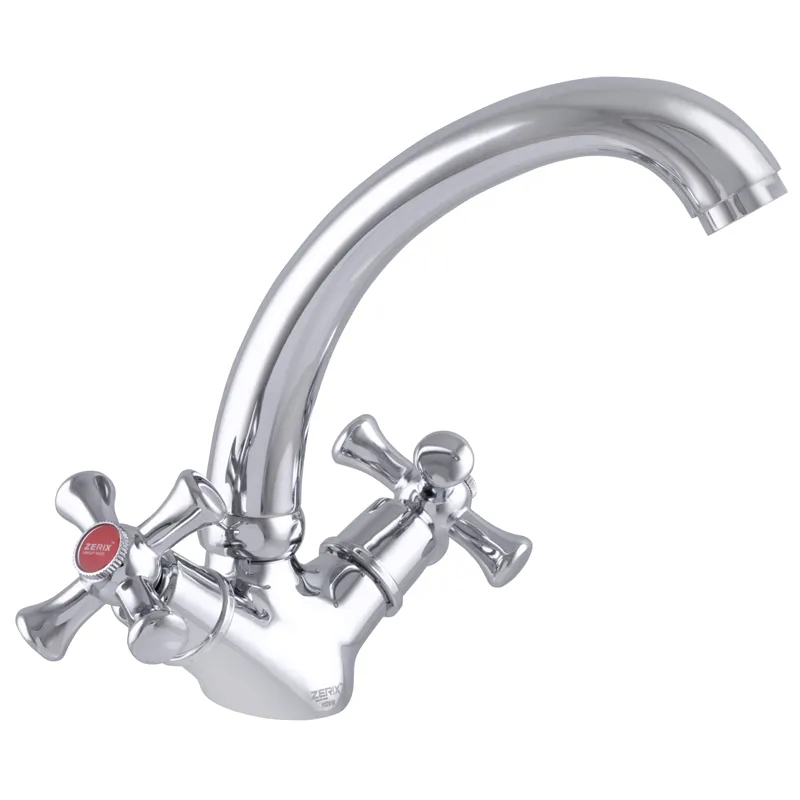 Змішувач для умивальника Zerix TMC 828 з комфортним керуванням ZX0085 Харків - фото 1