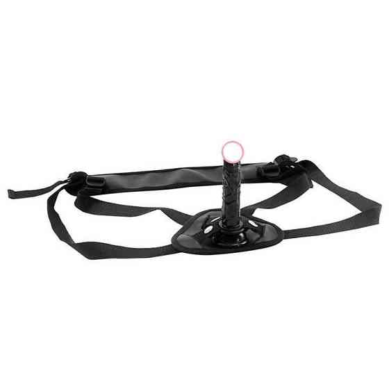 Набір: трусики для страпона, фалоімітатор і кільця під різні фалоси - Чорний Вінниця