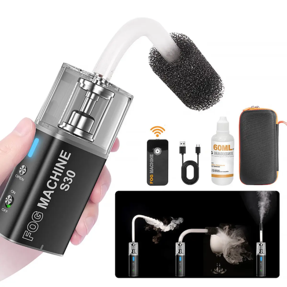 Б/У Генератор дыма LENSGO Smoke S30 Fog Machine портативный для фото, видеосъемки и спецэффектов Киев