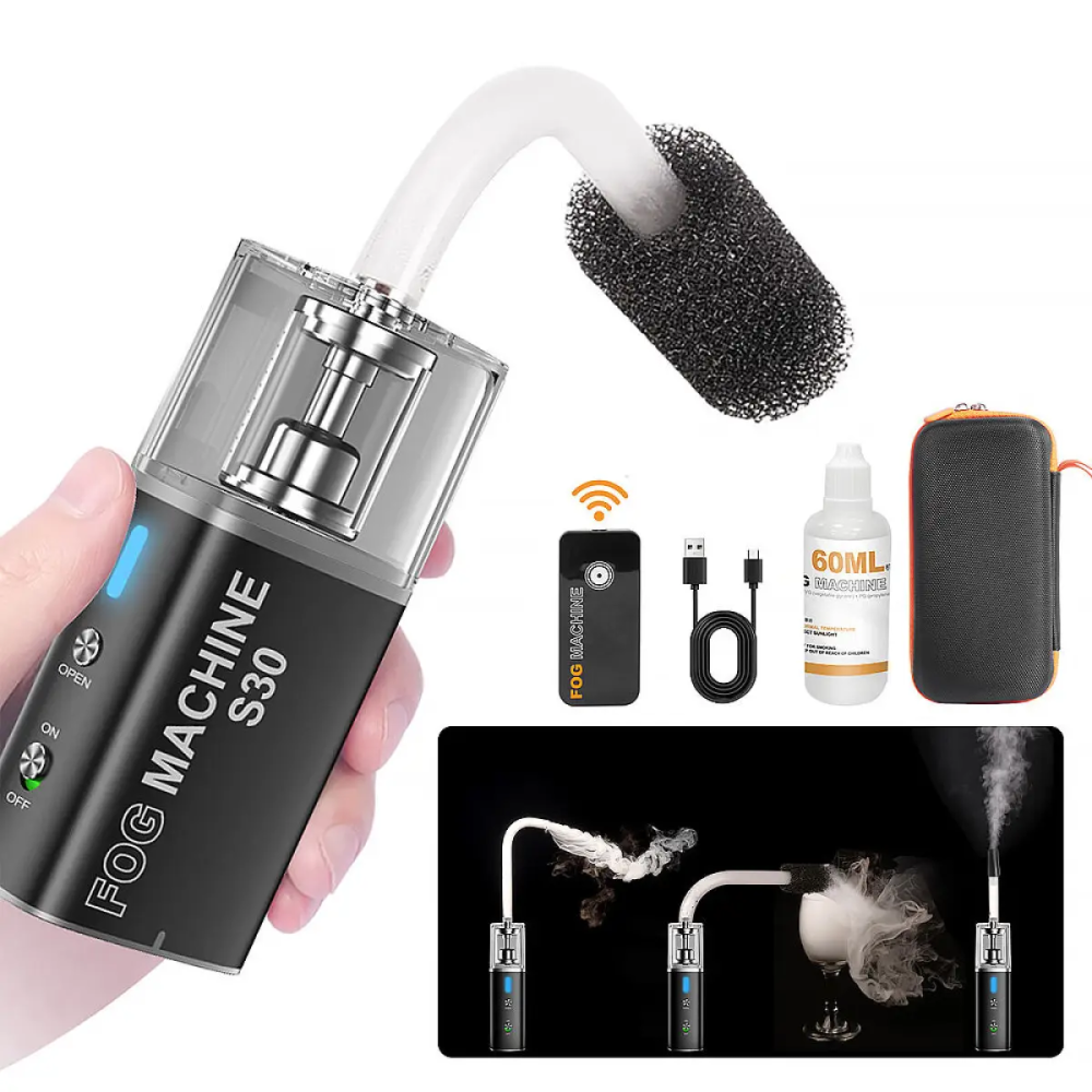 Б/У Генератор дыма LENSGO Smoke S30 Fog Machine портативный для фото, видеосъемки и спецэффектов Киев - изображение 3