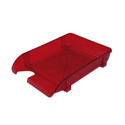 Лоток для бумаг Арника горизонтальный, пластиковый, красный (80504) Винница - изображение 1