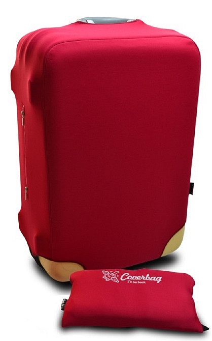 Чехол на чемодан размер S дайвинг бордовый Киев - изображение 1