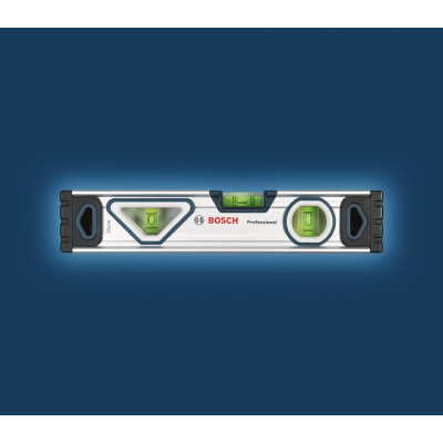 Рівень Bosch 25см, 3 капсули, алюмінієвий корпус (1.600.A01.6BN) Вінниця - фото 2