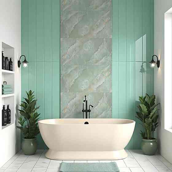 Самоклеюча стінова плитка PET Київ