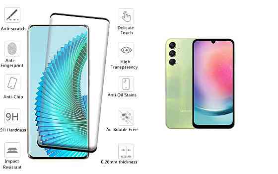 Захисне скло HyperGlass Pro для Samsung Galaxy A24 – максимальна чутливість та захист Київ