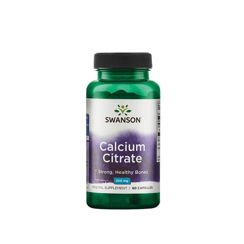 Кальцій Swanson Calcium Citrate 200 mg 60 Caps Луцьк - фото 1
