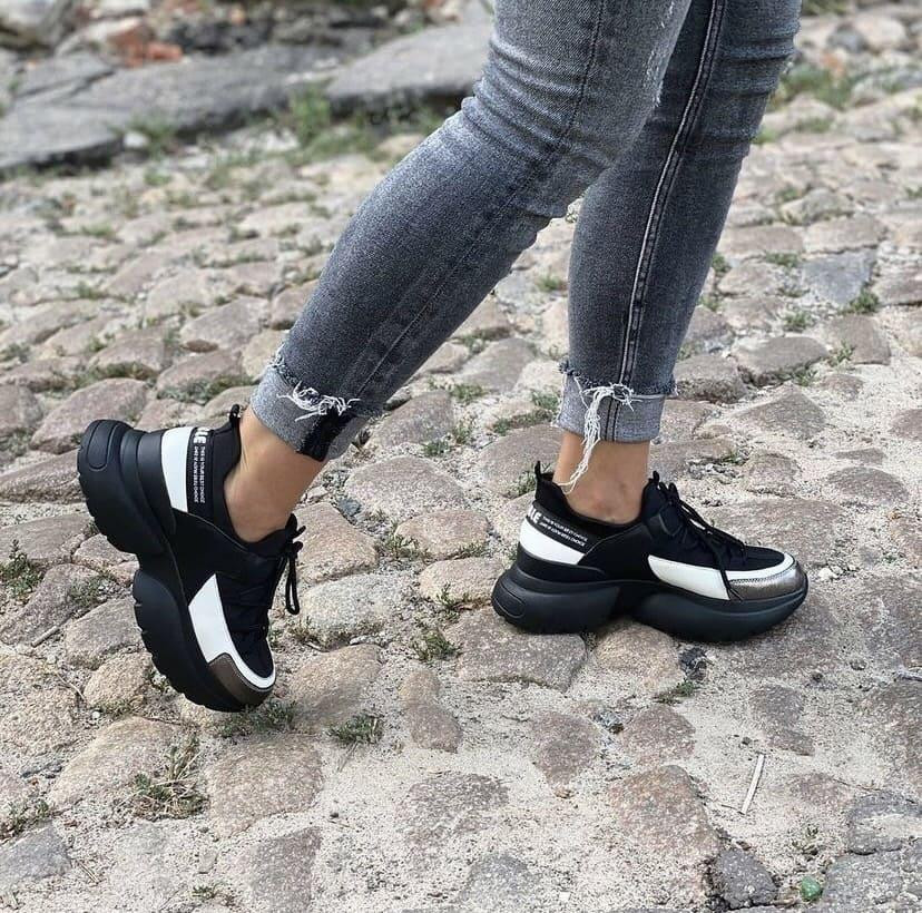 Vanessa Кросівки жіночі VANESSA T-110-01 чорні (весна-осінь, шкіра натуральна) (4426) 36-40 Коломыя - изображение 5