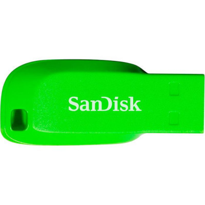 USB флеш накопичувач SanDisk 32GB Cruzer Blade Green USB 2.0 (SDCZ50C-032G-B35GE) Вінниця - фото 1