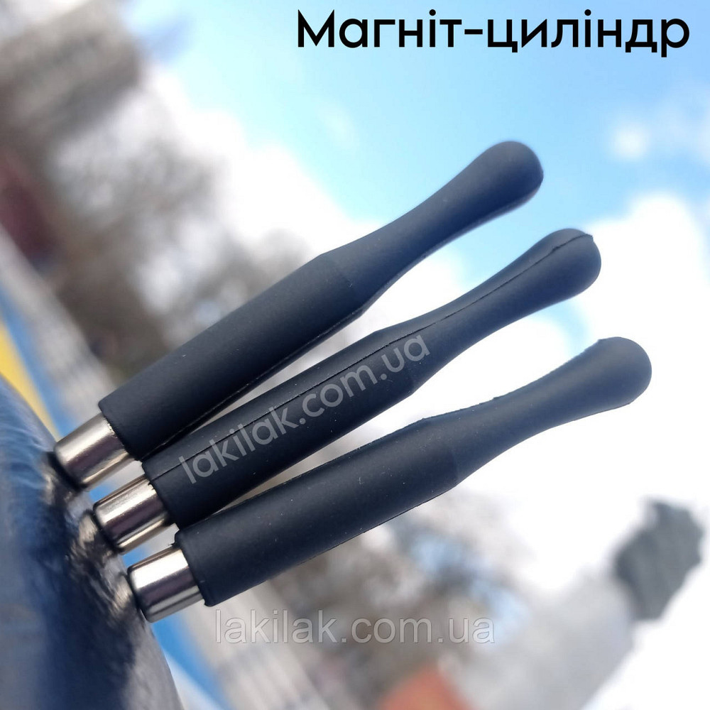 Магніт-циліндр (у чохлі) для гель-лаку котяче око (чорний) Херсон - фото 1