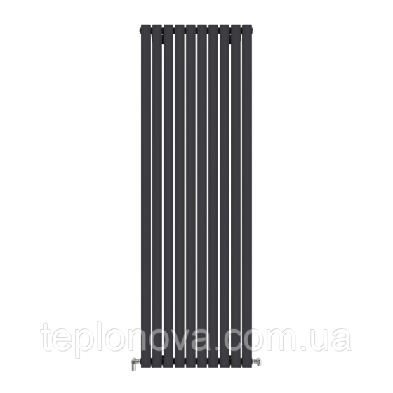 Дизайнерський радіатор 1800/590 (мм) чорний мат IDEALE JOLANDA (універсальне підключення) 11 10/1800/590 Чернівці