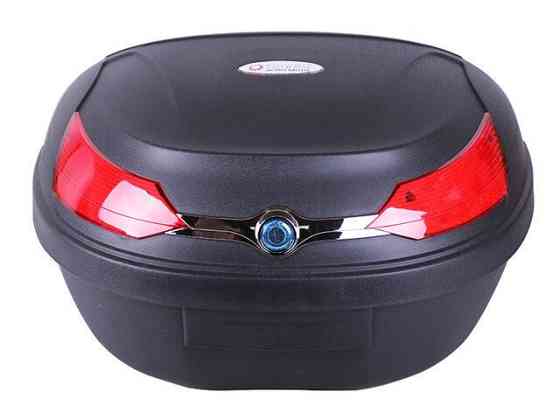 Кофр (багажник) для мотоцикла задний YM-0818 (V-51L) 59.5×44×32 черный Мукачево