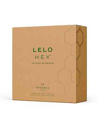 Презервативи LELO HEX Condoms Organic 36 Pack, тонкі та суперміцні Sex Aura Київ