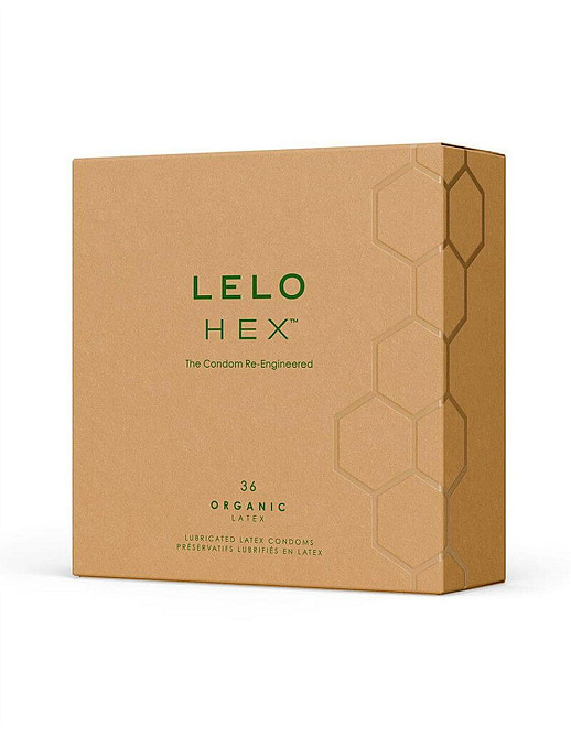 Презервативи LELO HEX Condoms Organic 36 Pack, тонкі та суперміцні Sex Aura Київ - фото 2