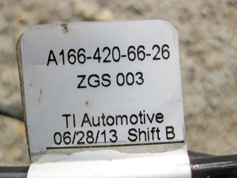 Mercedes-Benz  A1664206626 Гальмівна трубка від блоку ABS до правого заднього колеса GL X166 Одесса - изображение 2