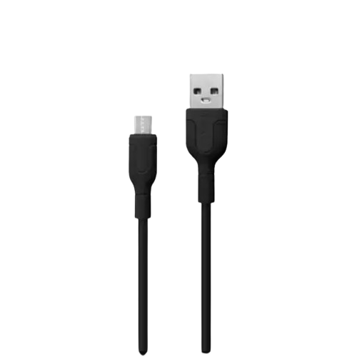 Кабель USB MicroUSB WALKER C350 чорний Житомир - изображение 1