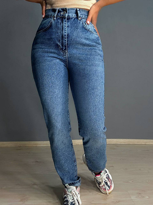 Джинси жіночі Its Basic 3137 SLIM FIT базові по фігурі сині, синій, 42, 42, 85 см, 110 см Київ - фото 1