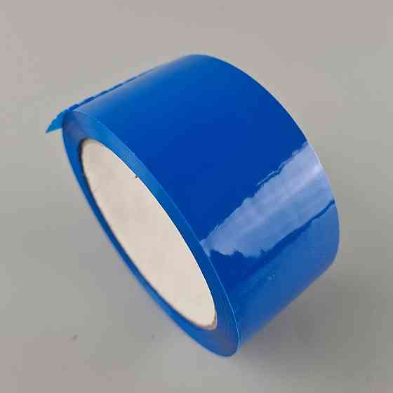 Упаковочный скотч Ярко-Синий 38мк 45мм 80метров  