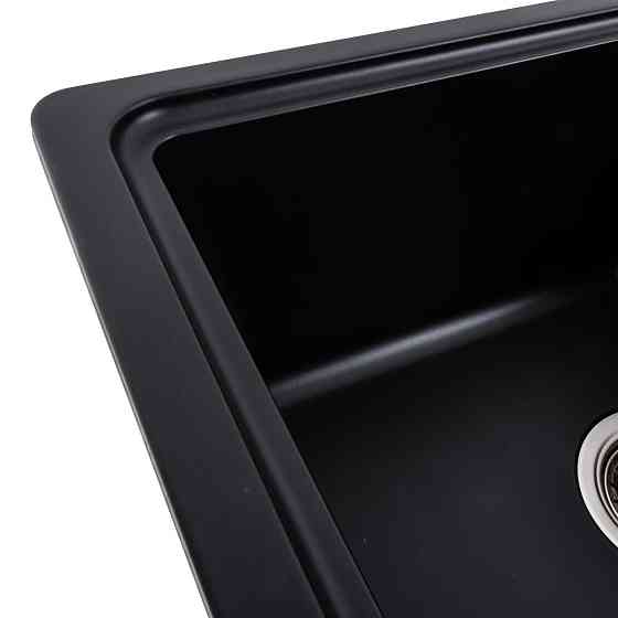 VALESO Гранітна мийка для кухні VALESO LIANA 6243 матова Чорна Коломыя