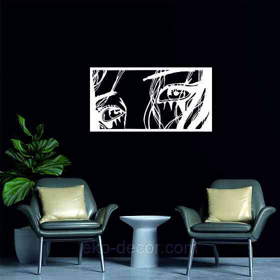 Декоративное настенное Панно «Девушка» Декор на стену 90*47 см, Белый Киев