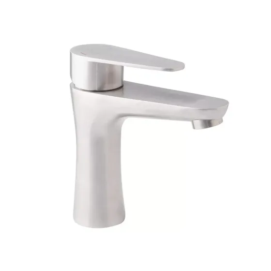 Смеситель для умывальника WEZER INX1B-04, сатин Киев