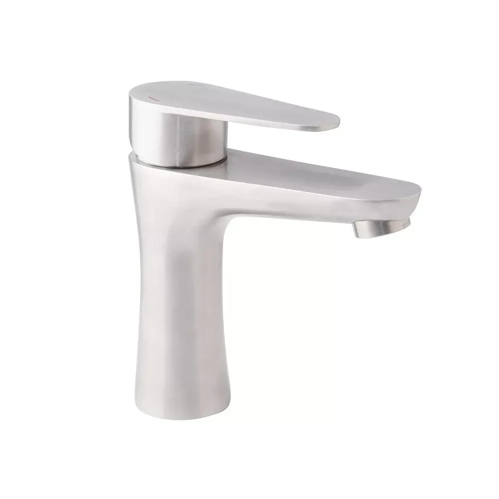 Смеситель для умывальника WEZER INX1B-04, сатин Киев - изображение 1