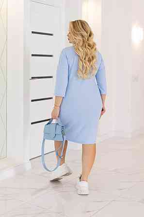 Женское платье оптом Lelitt Батал 50-52, Голубой Киев