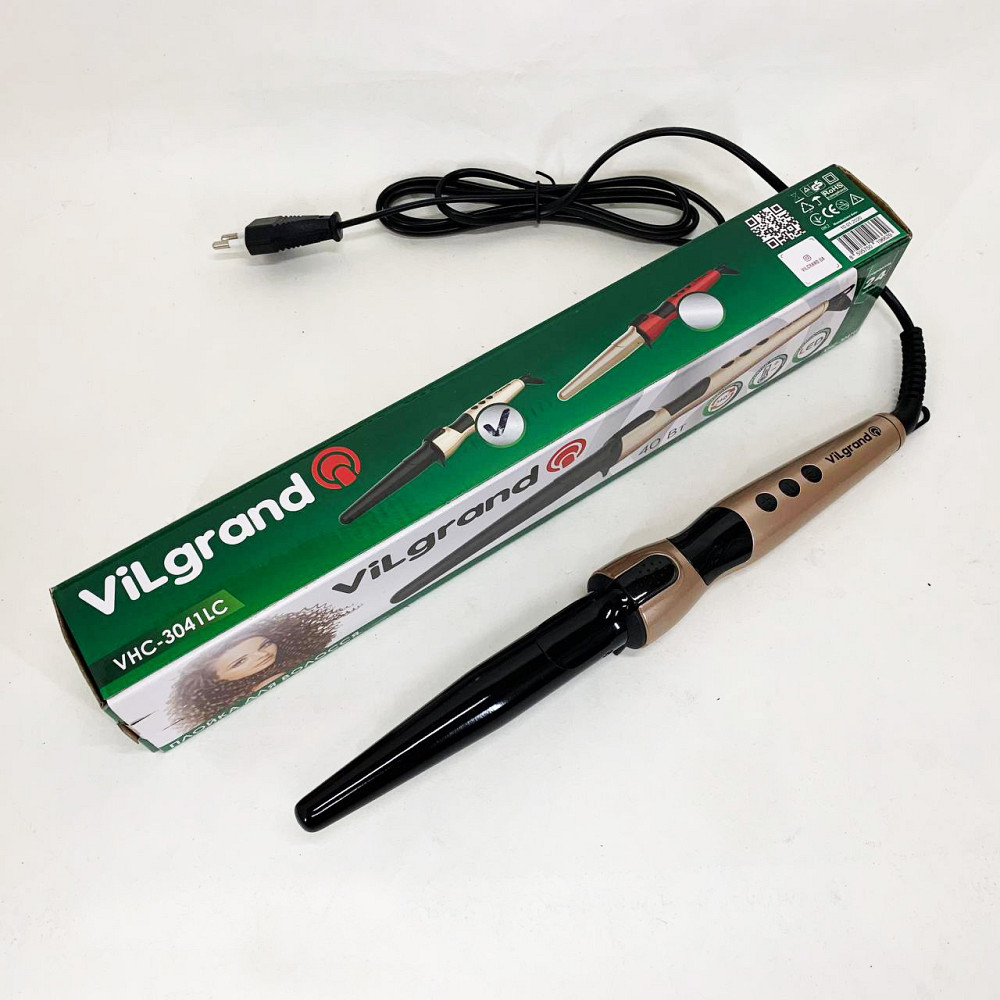 Плойка для кучерів ViLgrand, Праска для волосся, професійна, Насадка для локонів Плойки волосся EW-45 Київ - фото 10