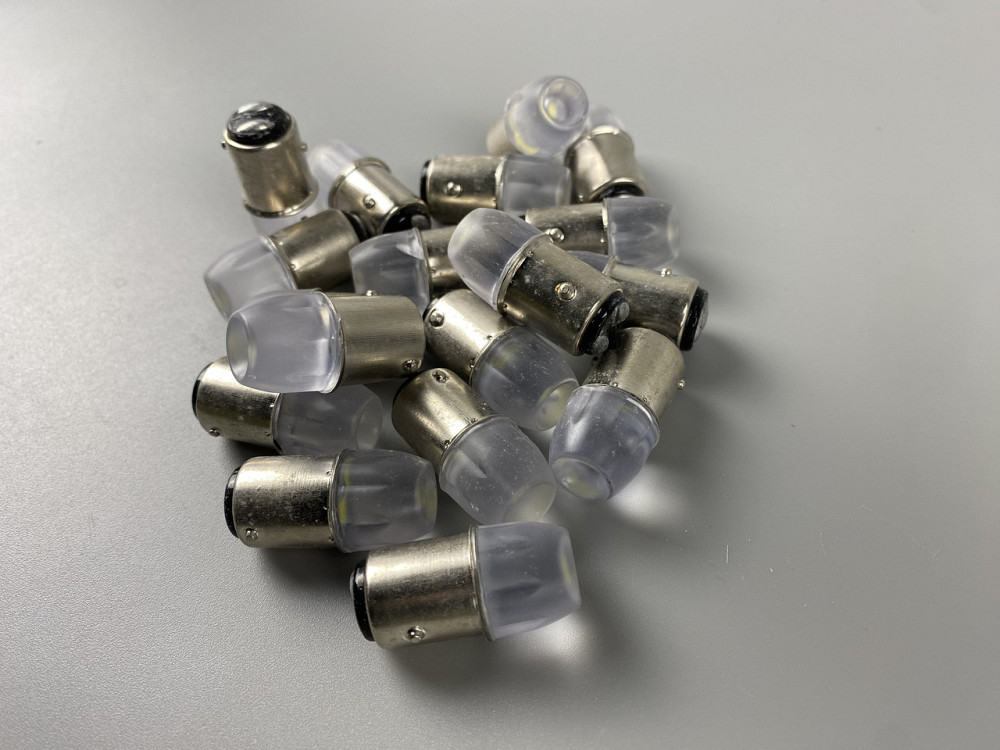 Світлодіодна автомобільна лампа стоп-сигнал/покажчик повороту 12V 2-ух контактний цоколь 1157 BAY15d Мукачево - фото 6