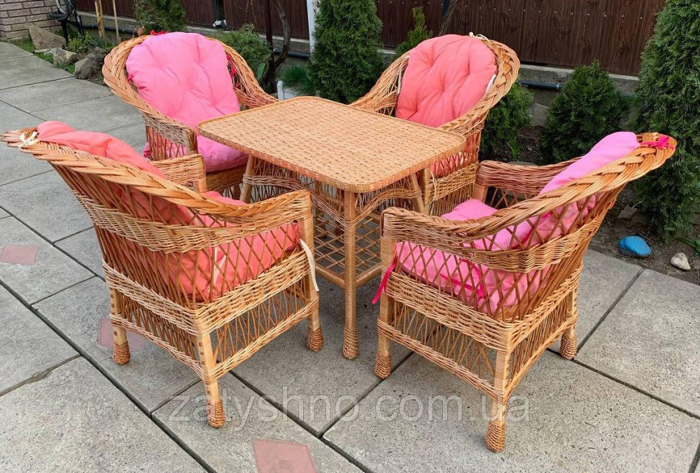 Прочная садовая плетеная мебель на дачу Киев - изображение 4