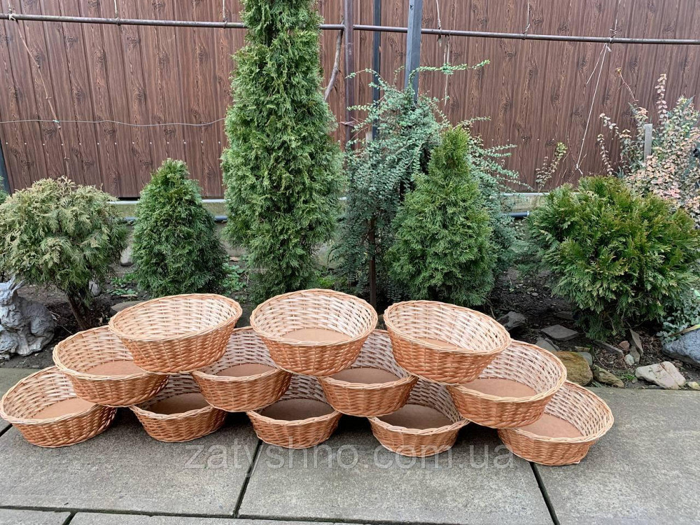 Лоток ручної роботи, плетений із лози Київ - фото 6