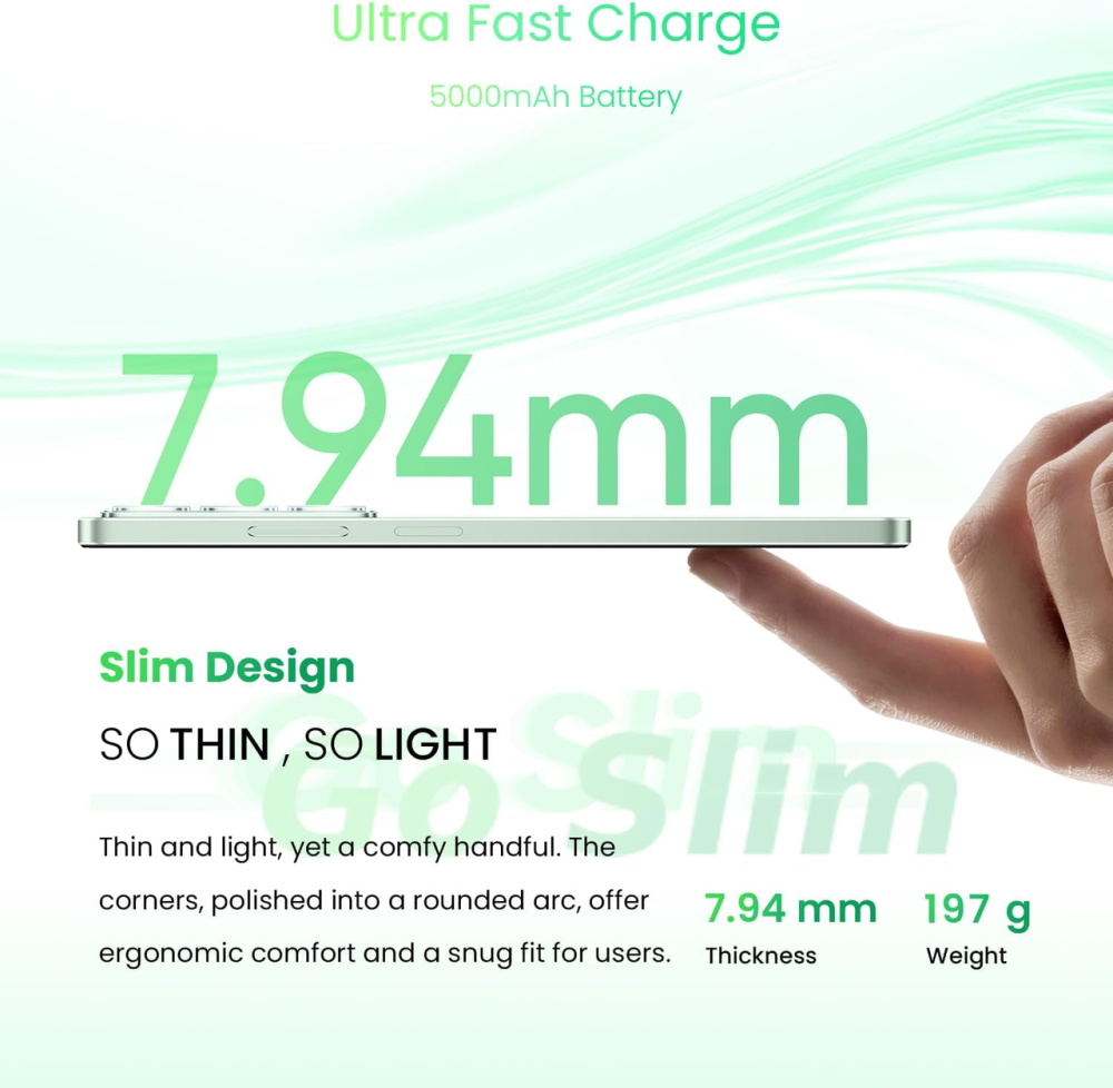Смартфон realme 14x 5G 8/256GB Peridot Green - Экран 120 Гц, Dimensity 6300, Камера 50Мп с AI и защита IP64 Киев - изображение 10
