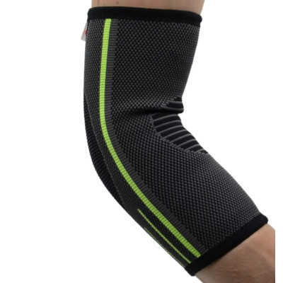 Фіксатор ліктя MadMax MFA-283 3D Compressive elbow support Dark grey/Neon green S (MFA-283_S) Вінниця - фото 2