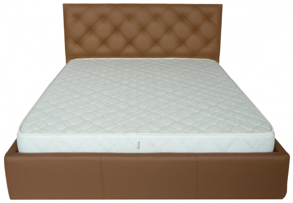 Кровать Bristol VIP 140 х 200 см Fly 2213 A1 С дополнительной металлической цельносварной рамой Светло-коричневый Днепр - изображение 10