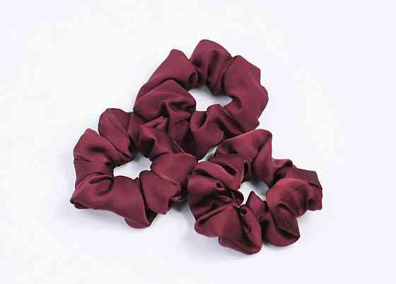 Гумка для волосся шовкова Бордовий Харків