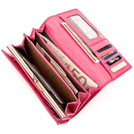 Кошелек женский Boston 18492 (S9001B) очень красивый Розовый Киев