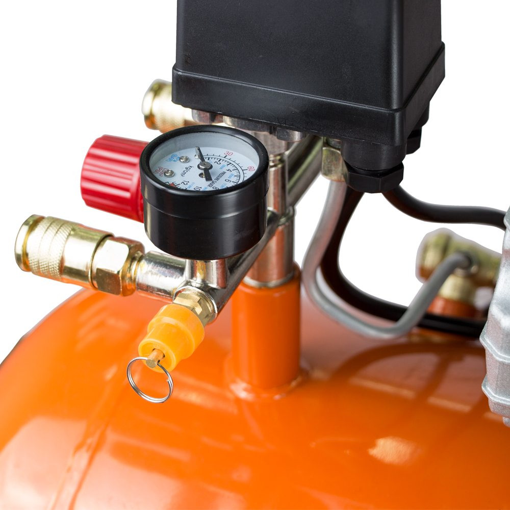 Grad Компрессор двухцилиндровый (V) 2.2кВт 386л/мин 8бар 50л (2 крана) GRAD (7043935) Коломыя - изображение 3