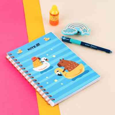 Блокнот Kite на спирали A5 Cute 2, 80 листов, клетка (K25-1911-2) Винница