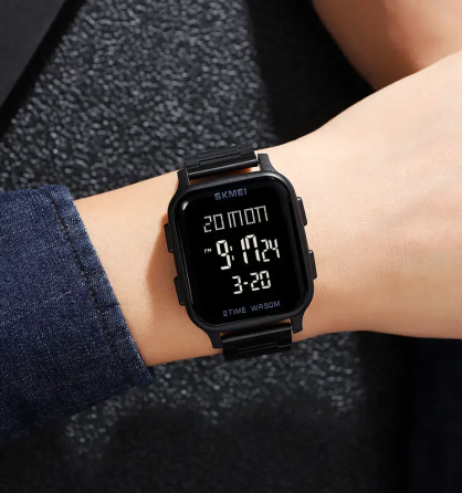 Мужские наручные часы Skmei 1859 на браслете (Черный) Винница