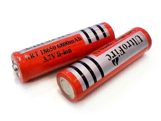 Акумулятори Ultra Fire /18650/4,2V/6800mA червоні (500 шт./ясть) Київ