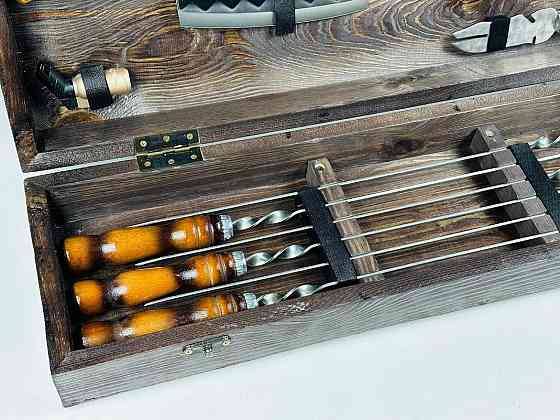 Набори шампурів, Набір шампурів у кейсі "М'ясник Міні" Шампури, вертіла Тернопіль