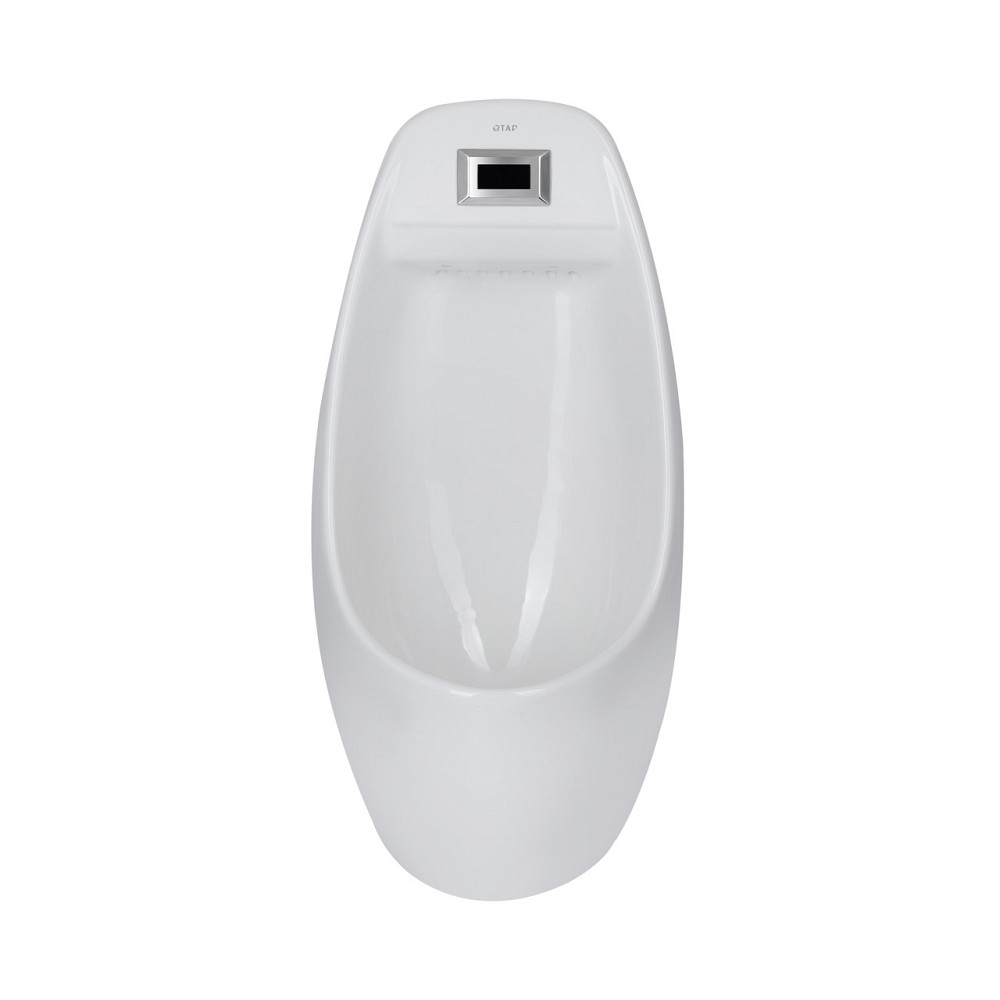 Пісуар підвісний Qtap Stork з ІЧ-датчиком автоматичного змиву 350х310х685 White QT1588102HW Київ - фото 3