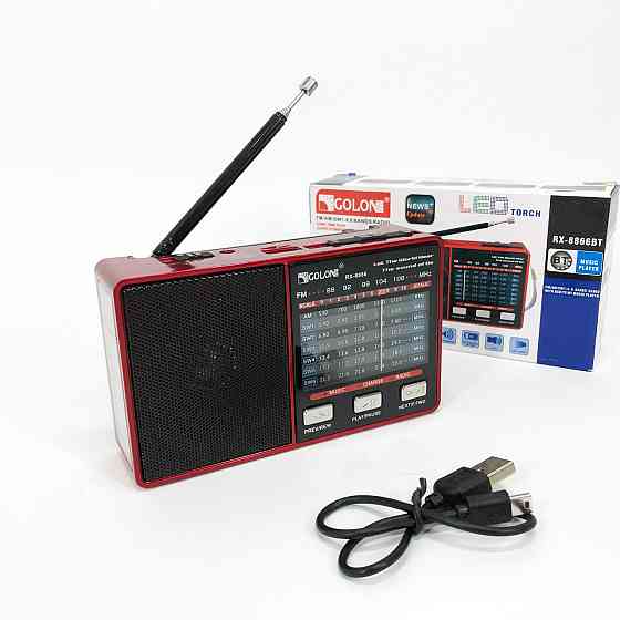 Аналоговий радіоприймач з хорошим звуком, Радіоприймач 220v, Радіо з підтримкою флеш-карт DW-84 Львів