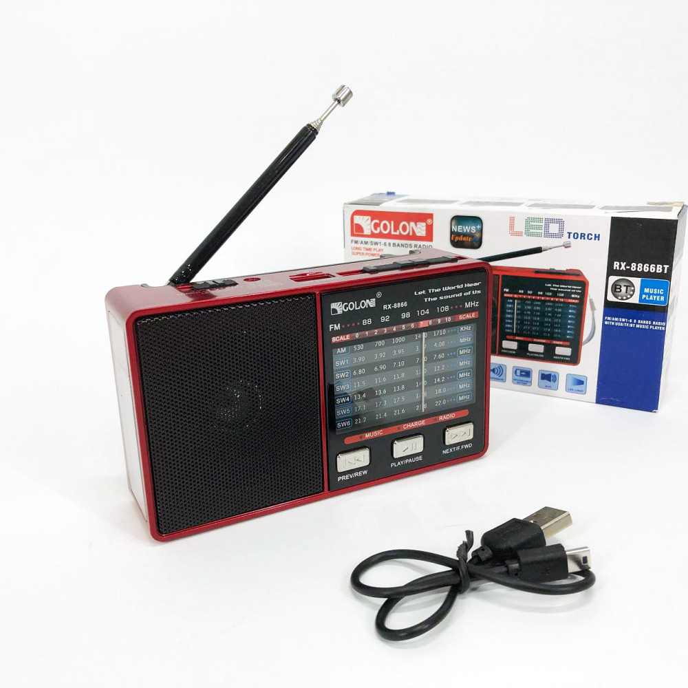 Аналоговий радіоприймач з хорошим звуком, Радіоприймач 220v, Радіо з підтримкою флеш-карт DW-84 Львів - фото 5